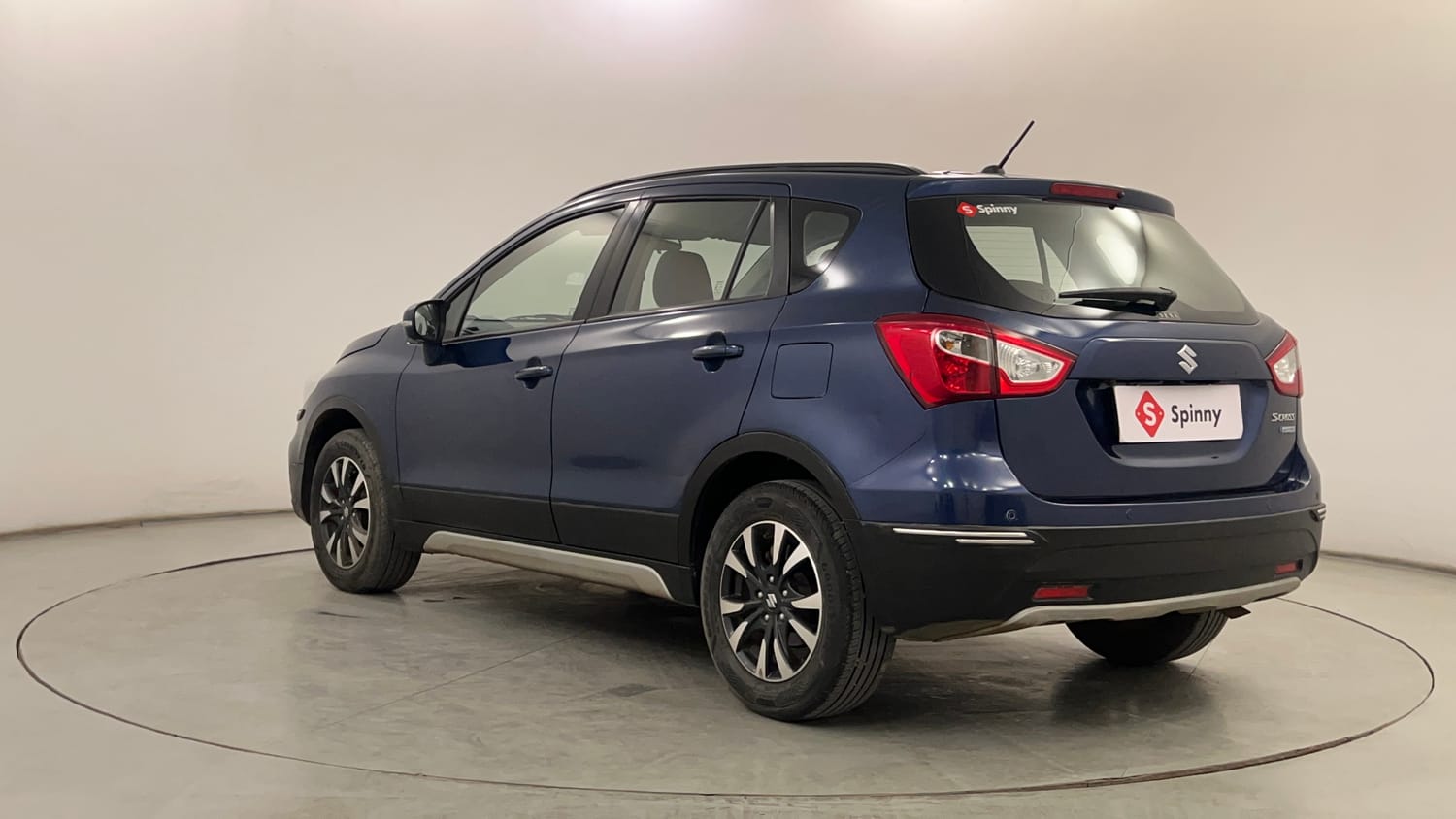 Used 2021 Maruti Suzuki S-Cross Zeta Petrol Manual exterior LEFT REAR CORNER VIEW