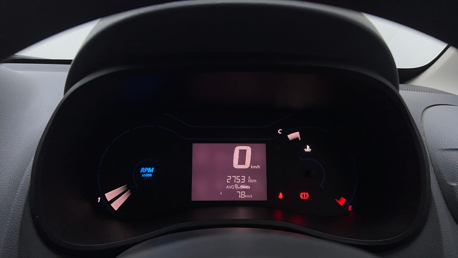 Used 2021 Renault Kwid RXT 1.0 (O) Petrol Manual interior CLUSTERMETER VIEW