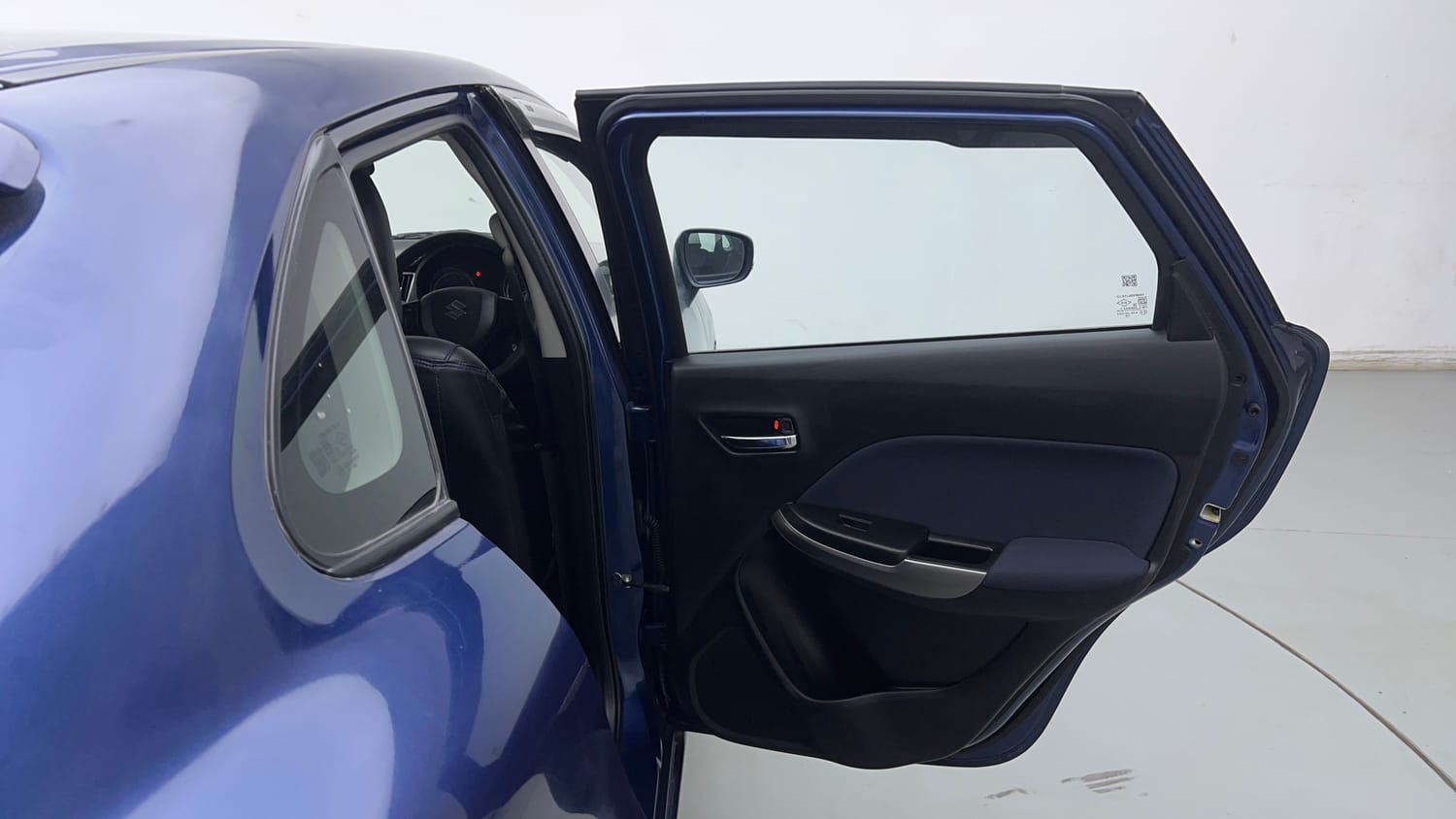 Used 2022 Maruti Suzuki Baleno Delta Petrol Manual interior RIGHT REAR DOOR OPEN VIEW