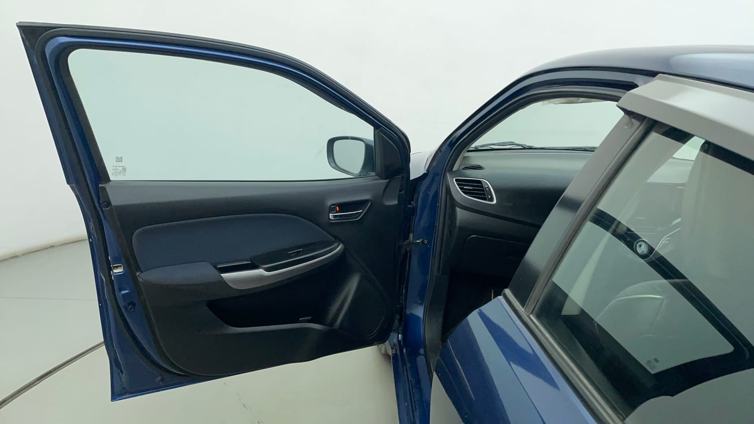 Used 2022 Maruti Suzuki Baleno Delta Petrol Manual interior LEFT FRONT DOOR OPEN VIEW