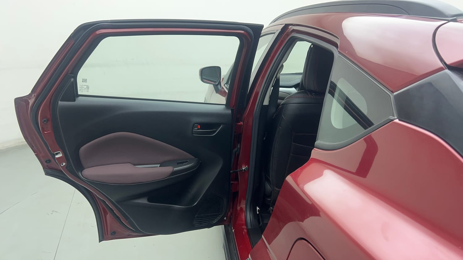 Used 2024 Maruti Suzuki Fronx Delta Plus 1.2L AGS Petrol Automatic interior LEFT REAR DOOR OPEN VIEW