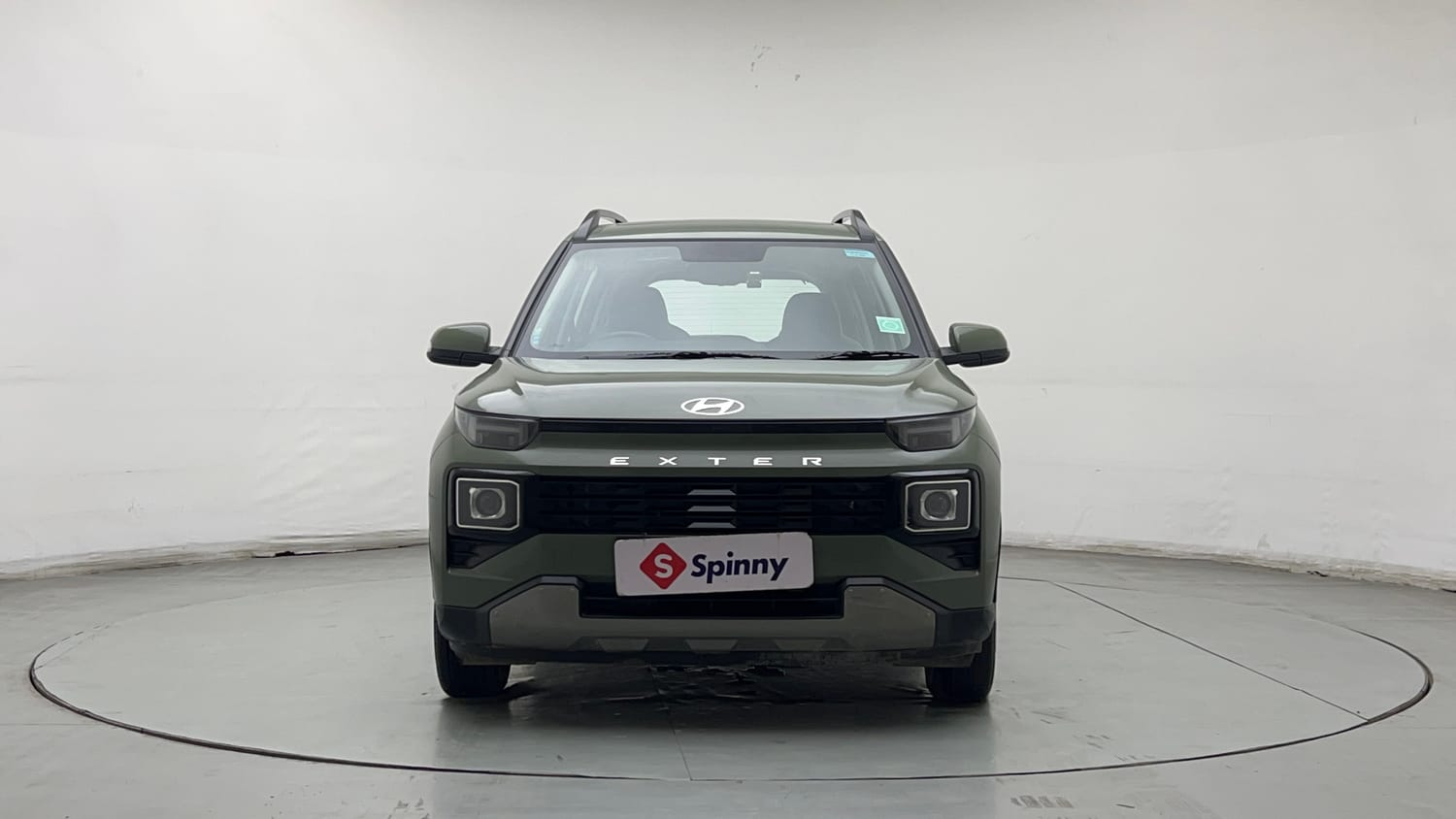 Used 2023 Hyundai Exter SX (O) Connect 1.2 AMT Petrol Automatic exterior FRONT VIEW