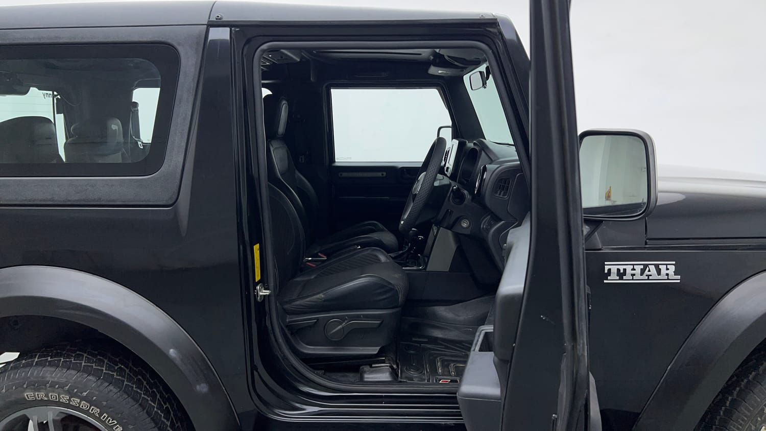 Used 2023 mahindra Thar LX Hard Top Petrol AT 4WD Petrol Automatic interior RIGHT SIDE FRONT DOOR CABIN VIEW