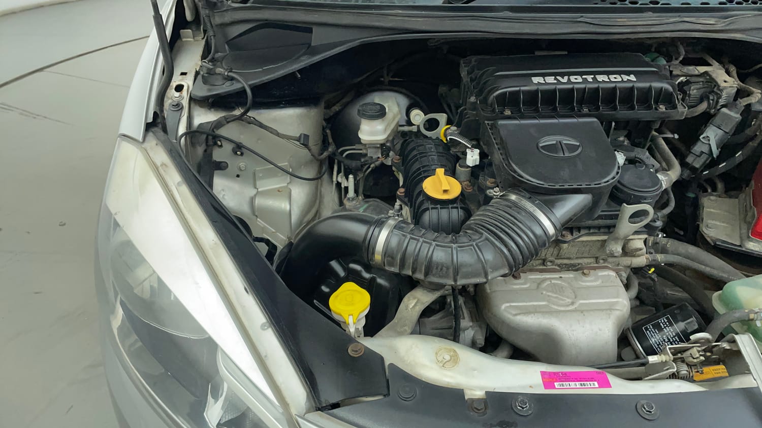 Used 2016 Tata Tiago Revotron XT Petrol Manual engine ENGINE RIGHT SIDE VIEW