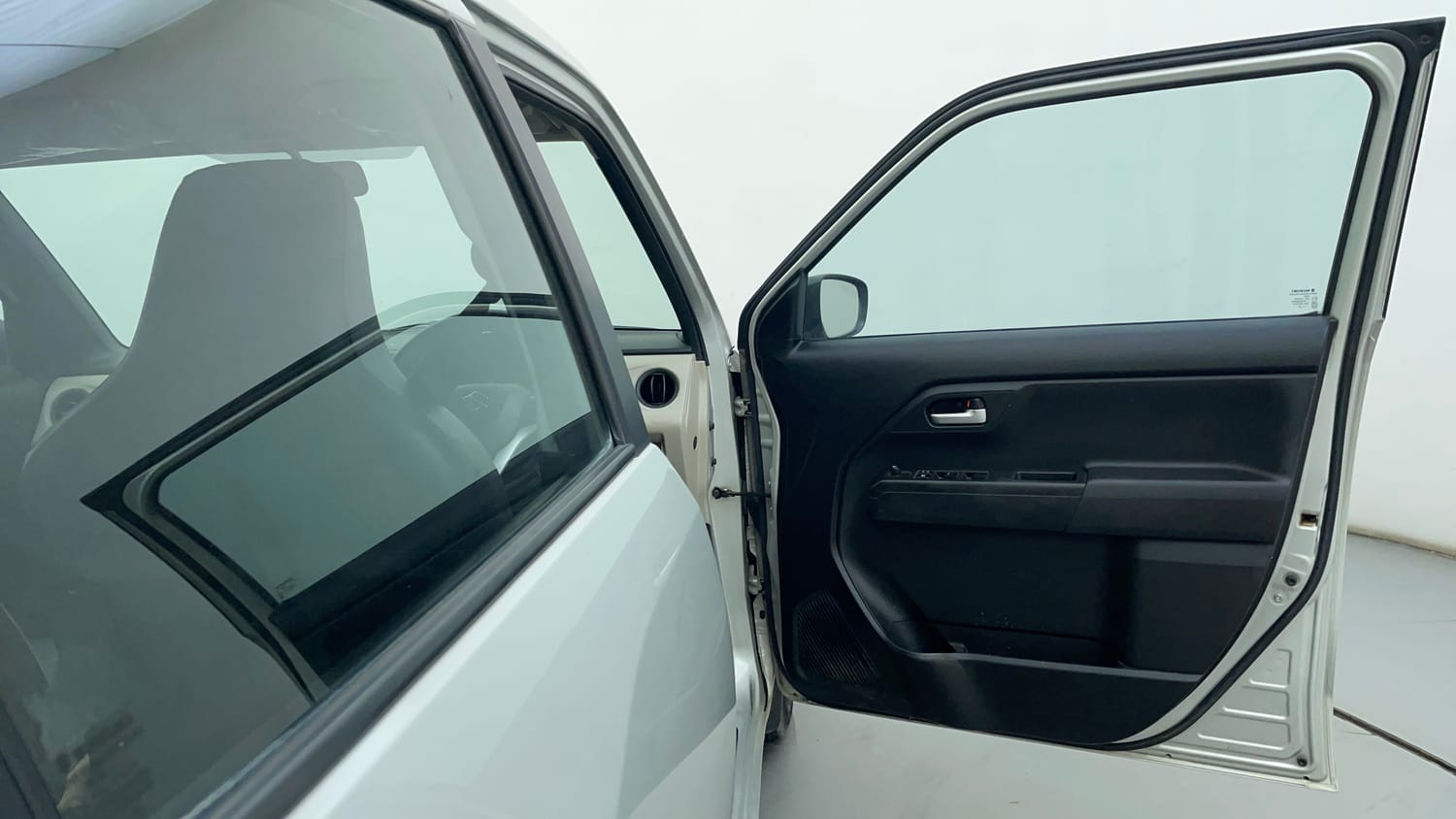 Used 2019 Maruti Suzuki Wagon R VXi 1.2 Petrol Manual interior RIGHT FRONT DOOR OPEN VIEW