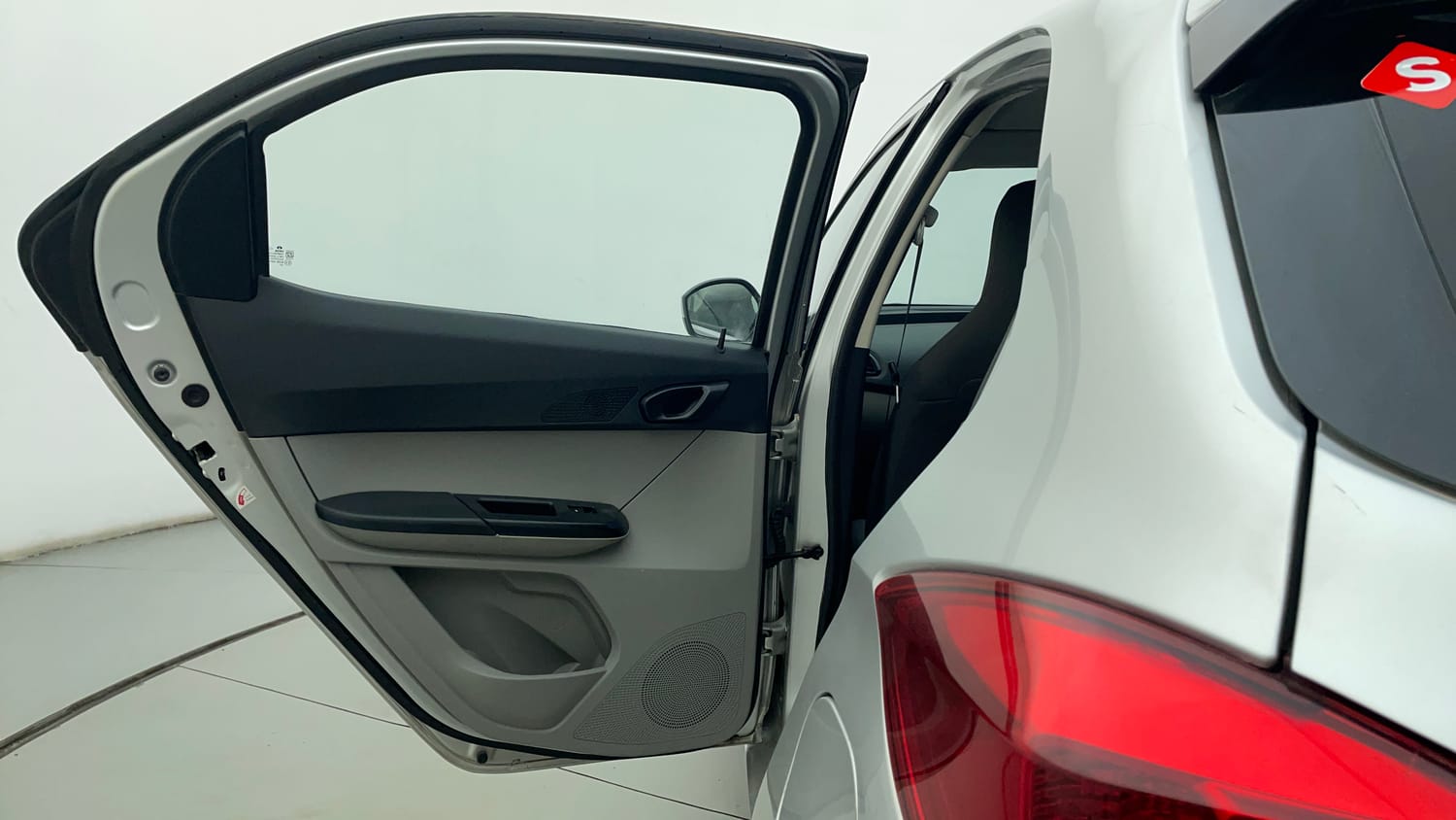 Used 2016 Tata Tiago Revotron XT Petrol Manual interior LEFT REAR DOOR OPEN VIEW