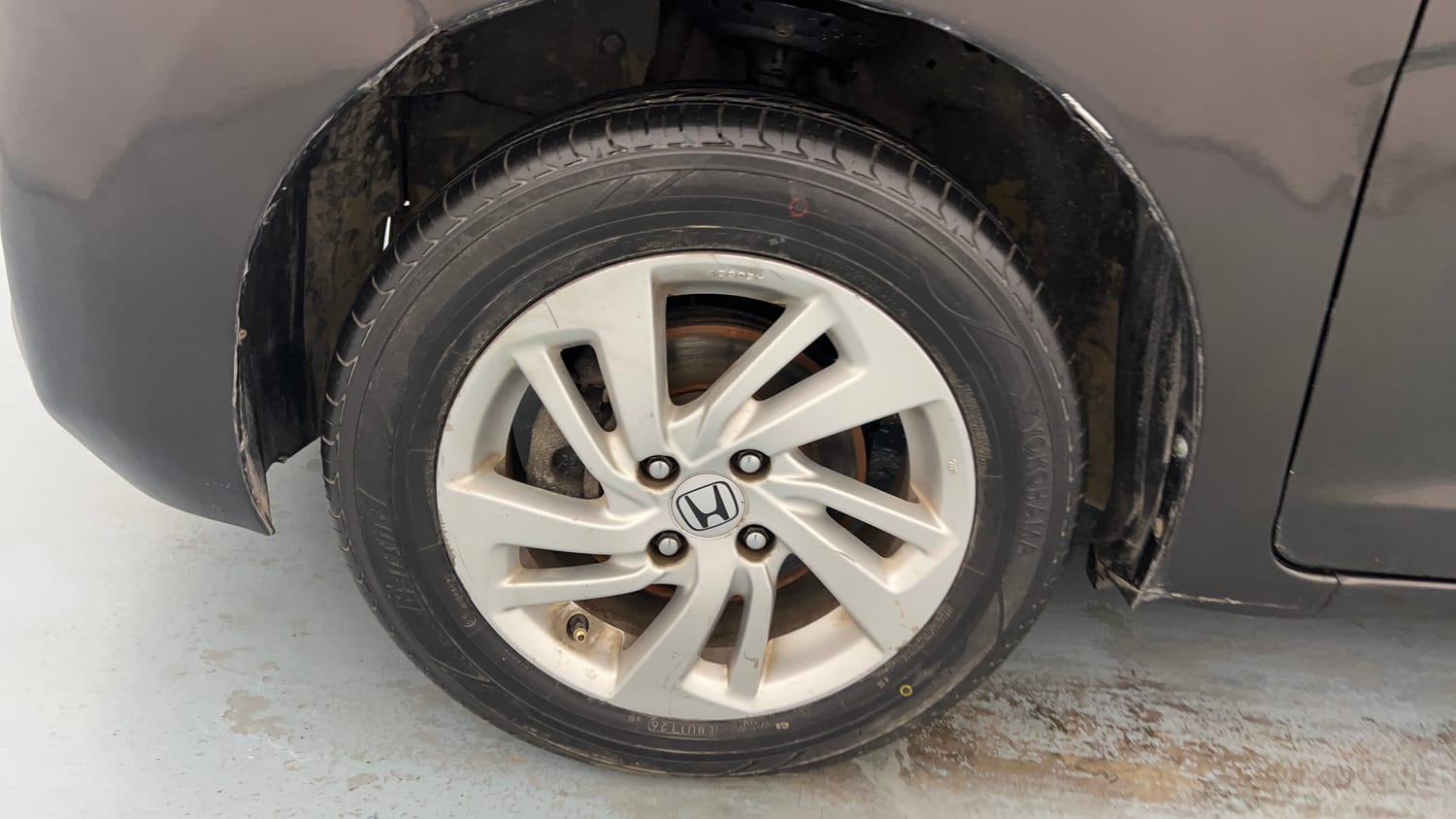 Used 2015 Honda Jazz VX Petrol Petrol Manual tyres LEFT FRONT TYRE RIM VIEW