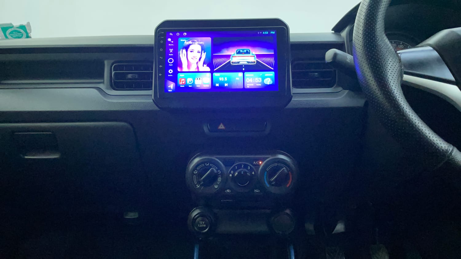 Used 2024 Maruti Suzuki Ignis Sigma 1.2 MT Petrol Manual interior MUSIC SYSTEM & AC CONTROL VIEW