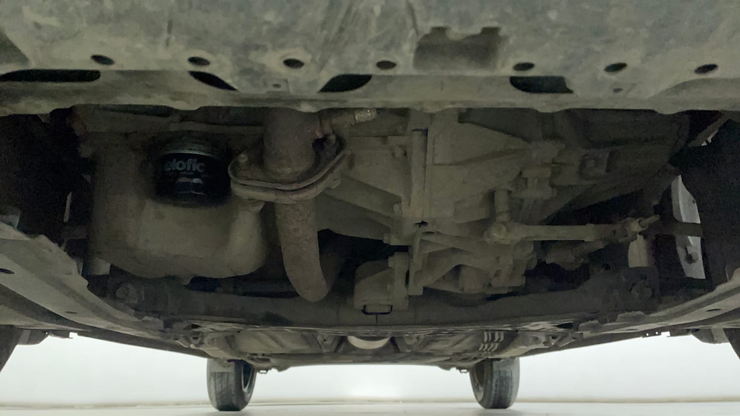 Used 2022 Maruti Suzuki Baleno Delta Petrol Manual extra FRONT LEFT UNDERBODY VIEW