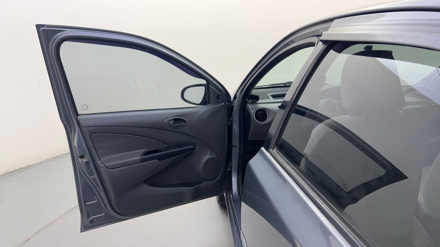 Used 2013 Toyota Etios G Petrol Manual interior LEFT FRONT DOOR OPEN VIEW