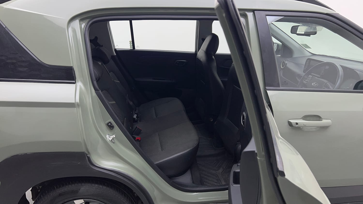Used 2023 Hyundai Exter SX (O) Connect 1.2 AMT Petrol Automatic interior RIGHT SIDE REAR DOOR CABIN VIEW