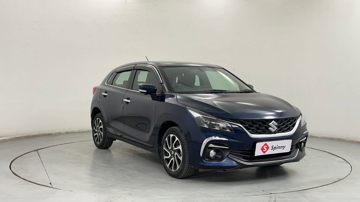Used 2022 Maruti Suzuki Baleno Alpha AGS Petrol Automatic exterior RIGHT FRONT CORNER VIEW