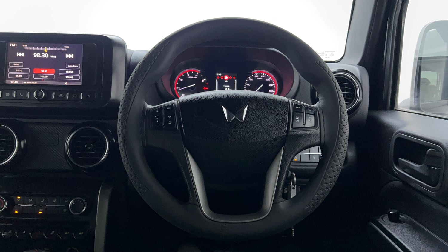 Used 2023 mahindra Thar LX Hard Top Petrol AT 4WD Petrol Automatic interior STEERING VIEW