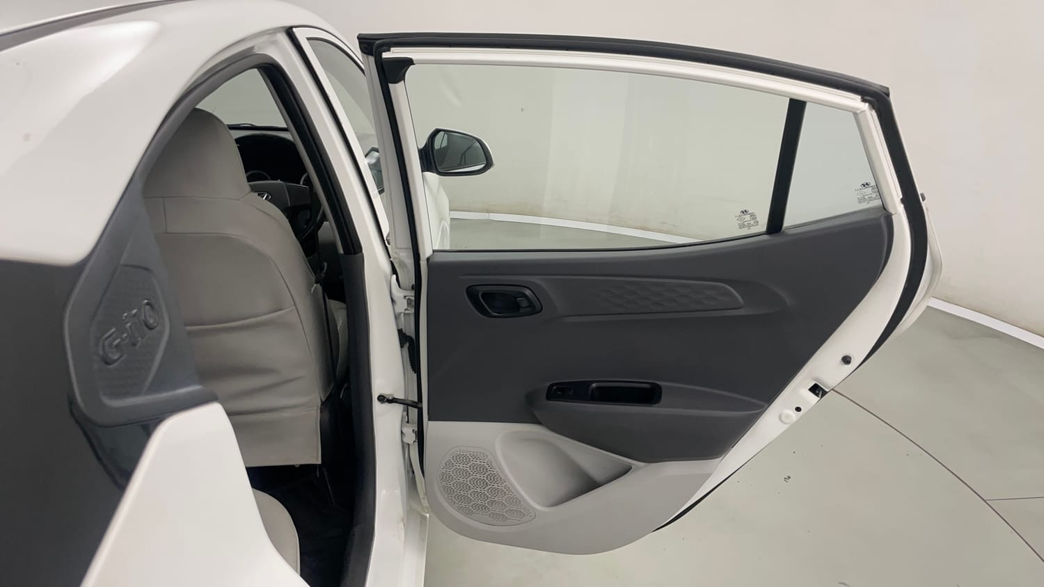 Used 2021 Hyundai Grand i10 Nios Magna Corporate Edition 1.2 Kappa VTVT Petrol Manual interior RIGHT REAR DOOR OPEN VIEW