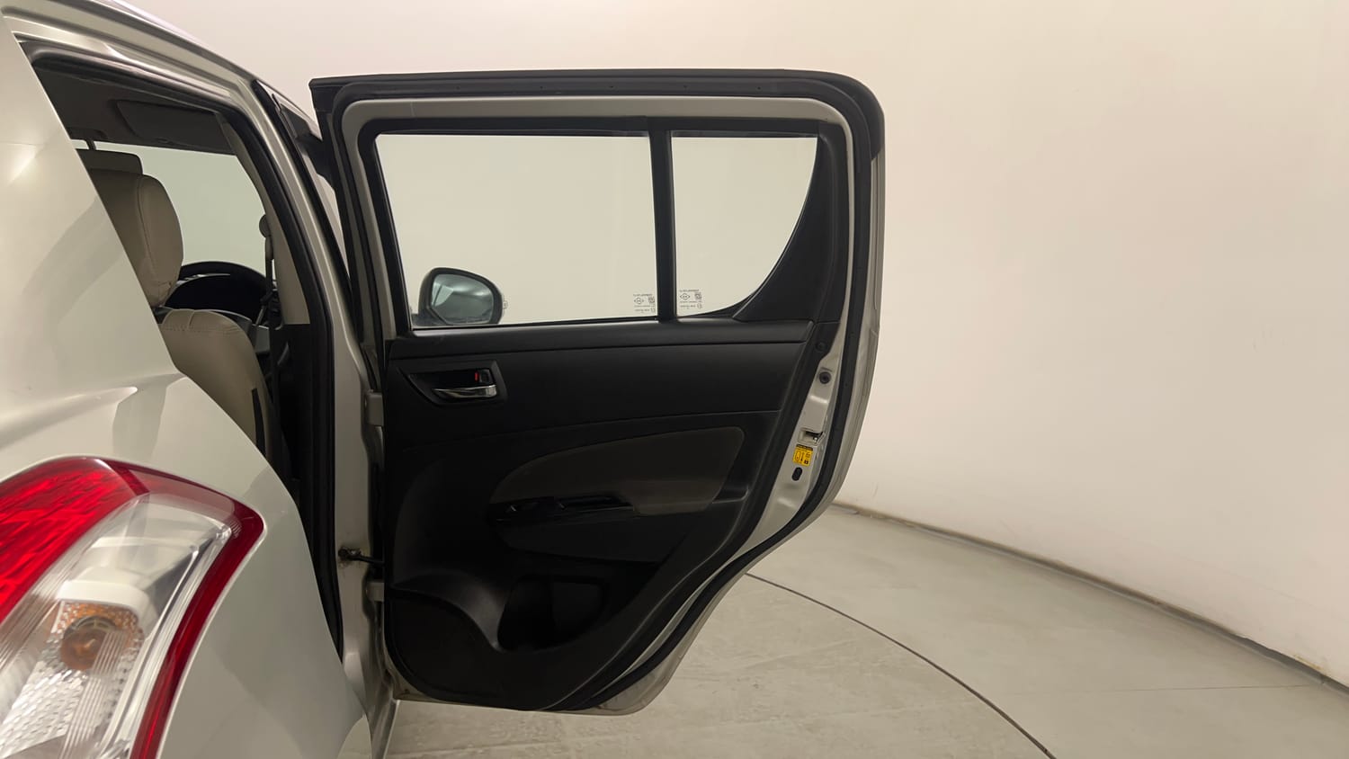 Used 2013 Maruti Suzuki Swift VXi Petrol Manual interior RIGHT REAR DOOR OPEN VIEW