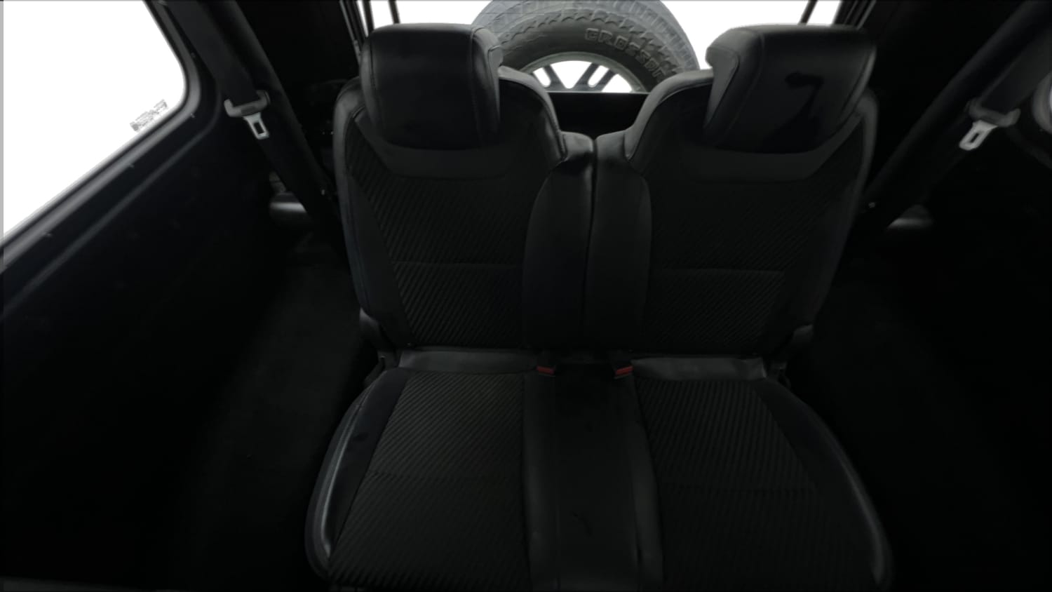 Used 2023 mahindra Thar LX Hard Top Petrol AT 4WD Petrol Automatic interior REAR SEAT CONDITION VIEW