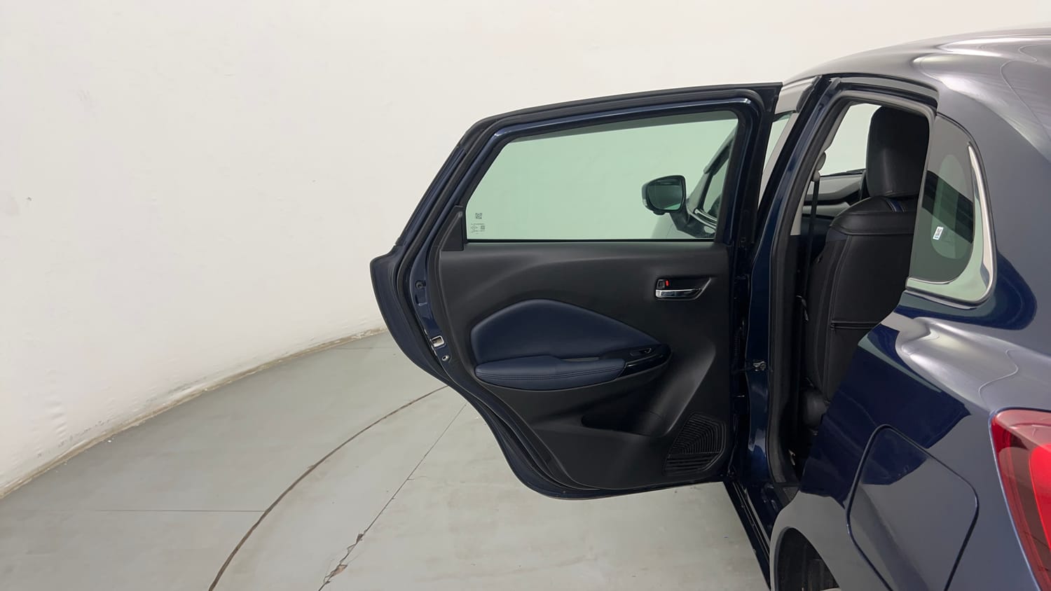 Used 2022 Maruti Suzuki Baleno Alpha AGS Petrol Automatic interior LEFT REAR DOOR OPEN VIEW