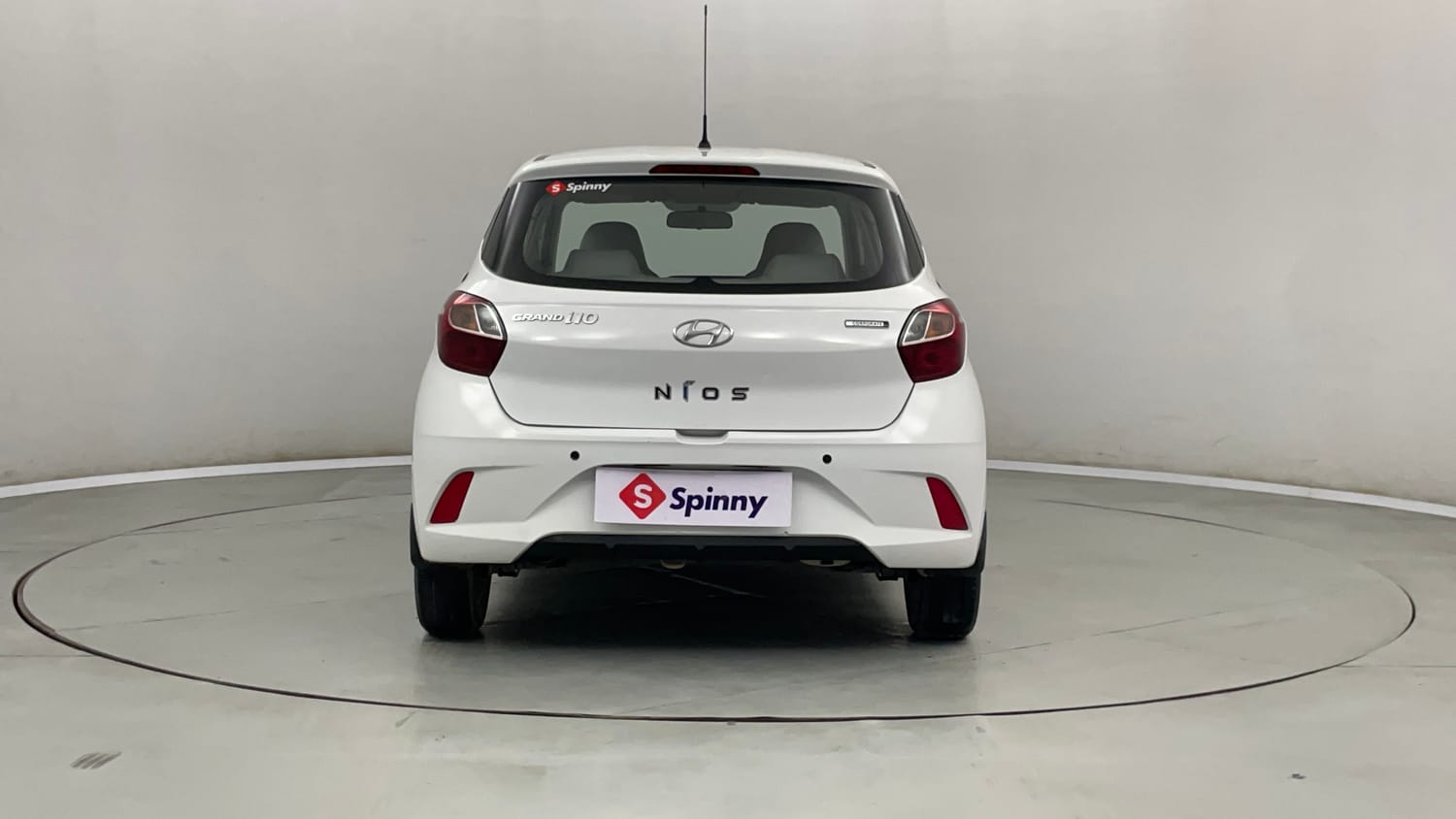 Used 2021 Hyundai Grand i10 Nios Magna Corporate Edition 1.2 Kappa VTVT Petrol Manual exterior BACK VIEW