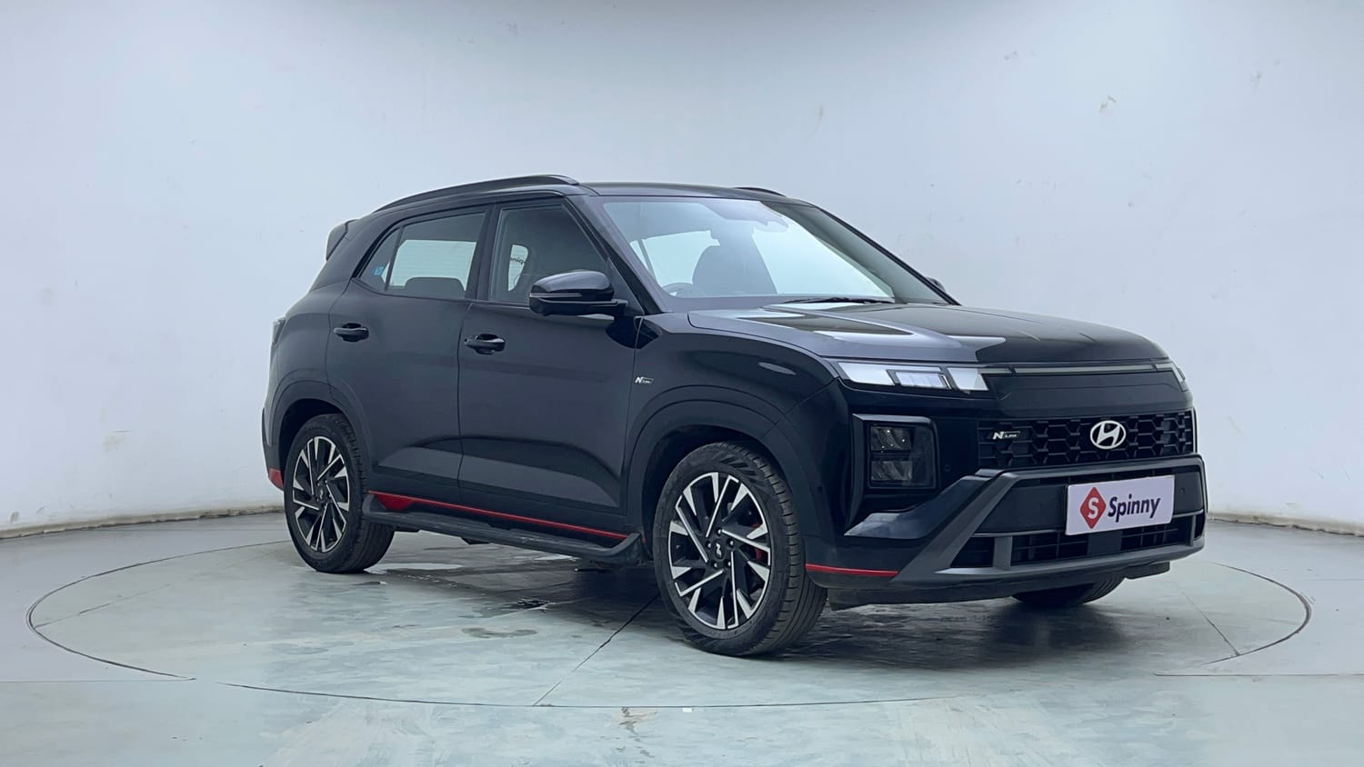 Used 2024 Hyundai Creta N-Line N10 1.5 Turbo DCT Petrol Automatic exterior RIGHT FRONT CORNER VIEW