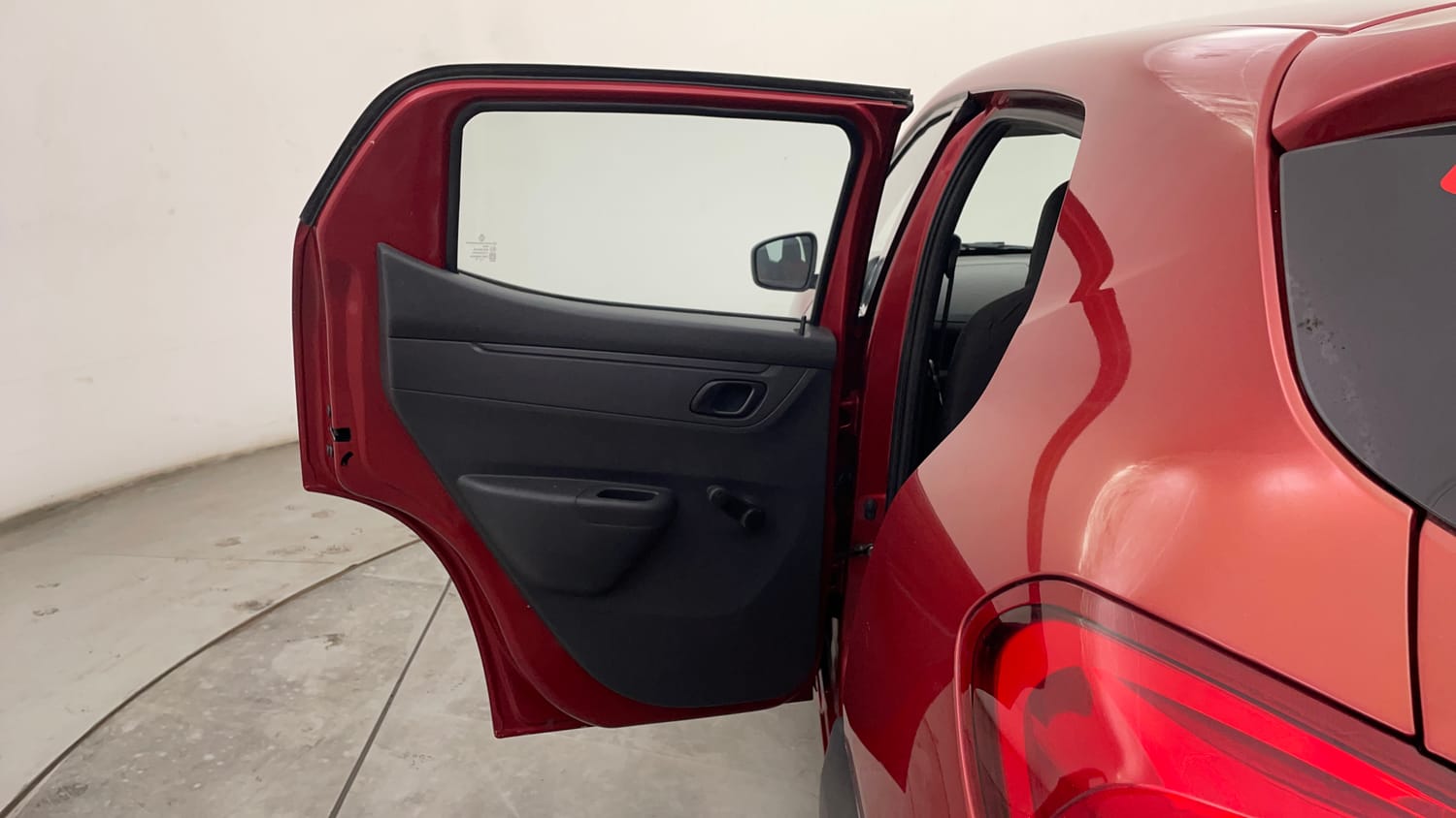 Used 2016 Renault Kwid RXT Petrol Manual interior LEFT REAR DOOR OPEN VIEW