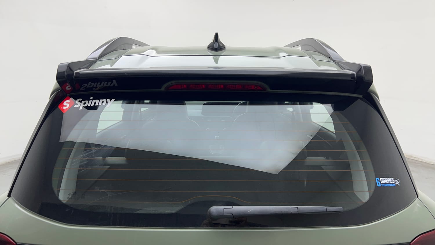 Used 2023 Hyundai Exter SX (O) Connect 1.2 AMT Petrol Automatic exterior BACK WINDSHIELD VIEW