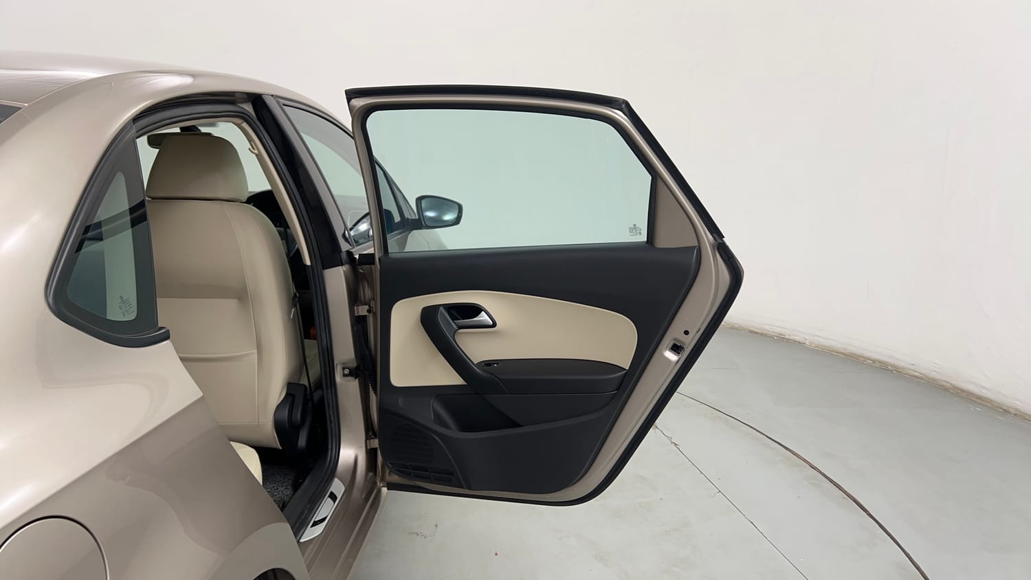 Used 2019 Volkswagen Vento Highline Plus 1.5 AT (D) 16 Alloy Diesel Automatic interior RIGHT REAR DOOR OPEN VIEW