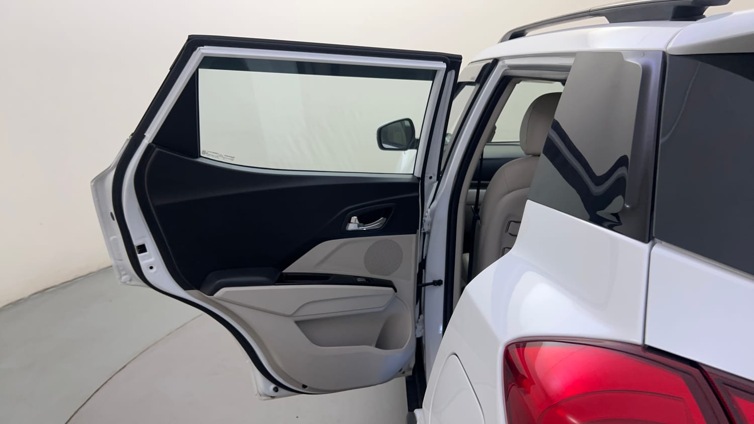 Used 2024 Mahindra XUV 300 W8 (O) 1.2 Petrol Petrol Manual interior LEFT REAR DOOR OPEN VIEW