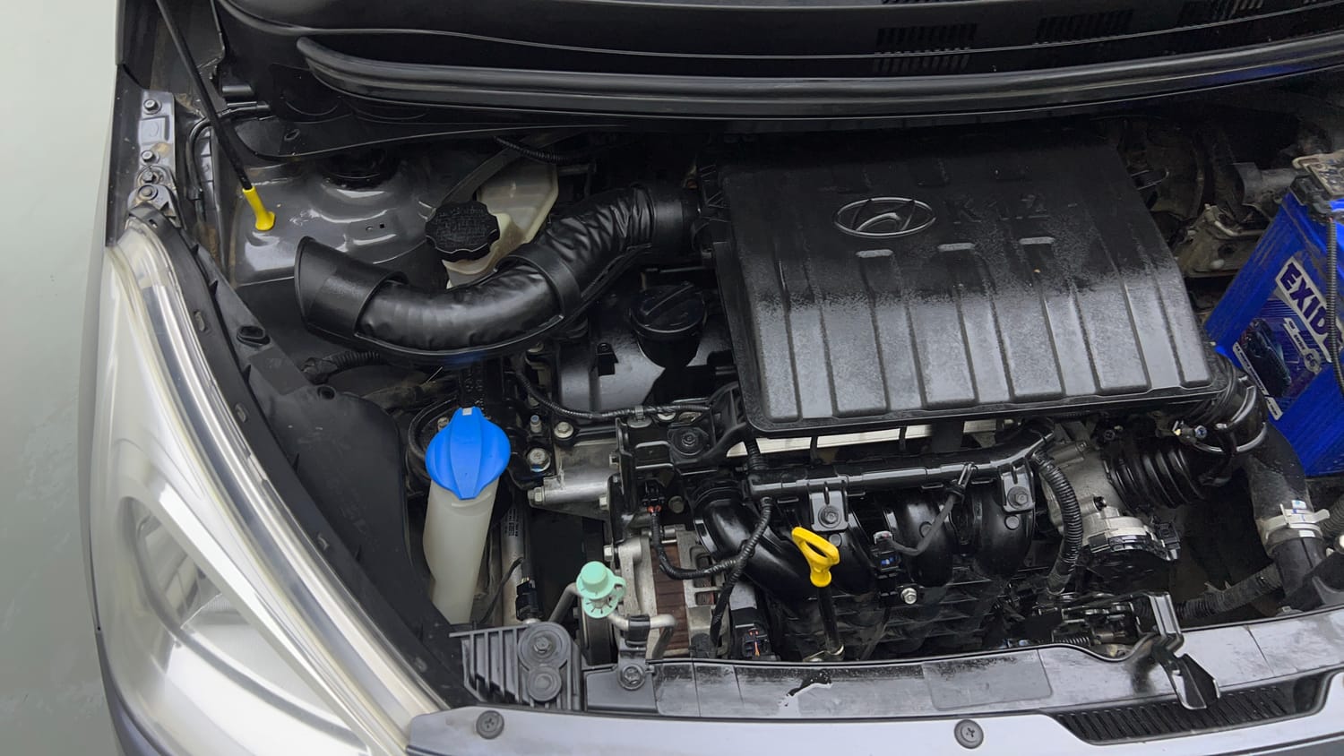 Used 2019 Hyundai Grand i10 Sportz 1.2 Kappa VTVT Petrol Manual engine ENGINE RIGHT SIDE VIEW