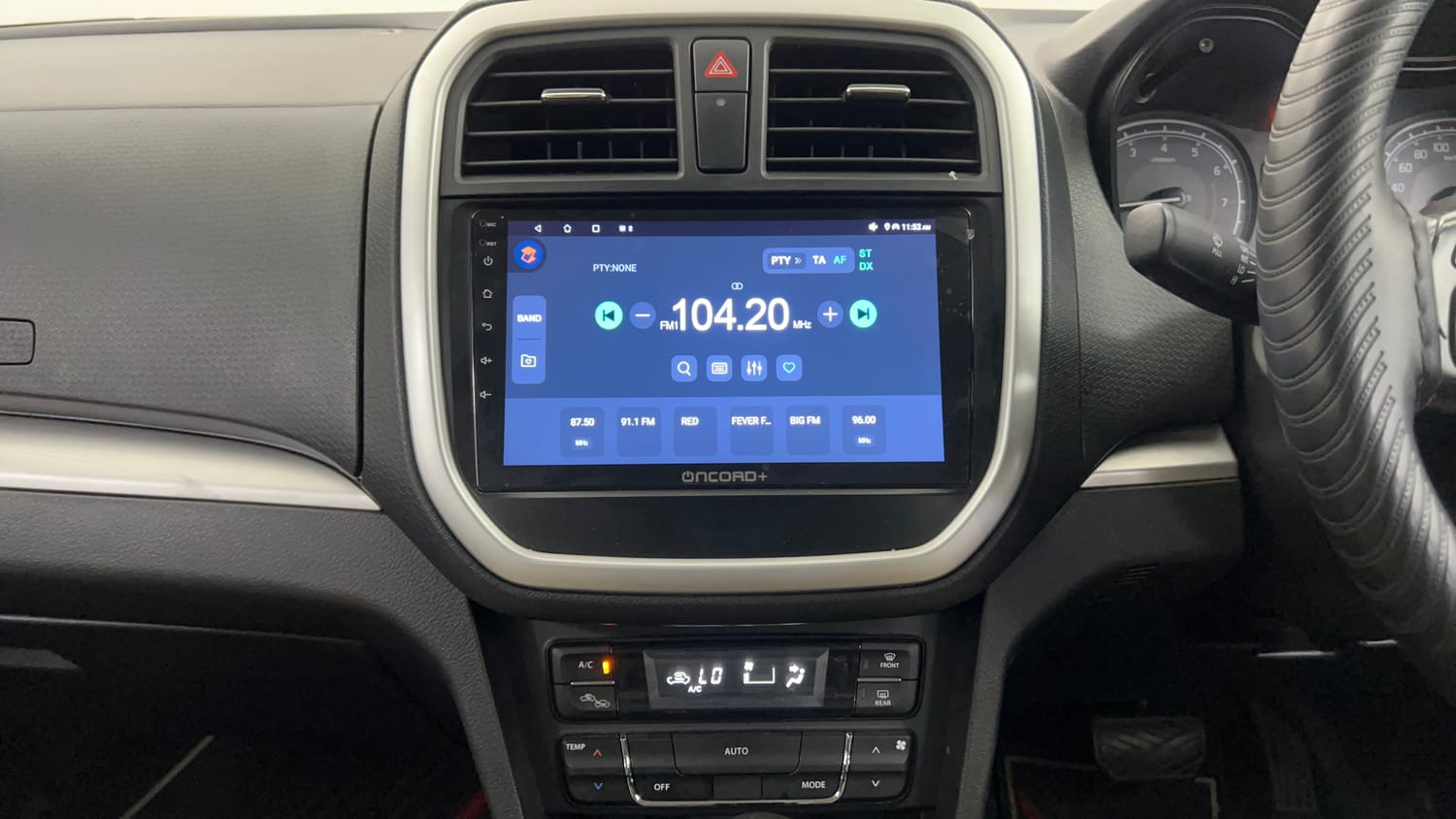 Used 2021 Toyota Urban Cruiser Mid Grade AT Petrol Automatic interior MUSIC SYSTEM & AC CONTROL VIEW