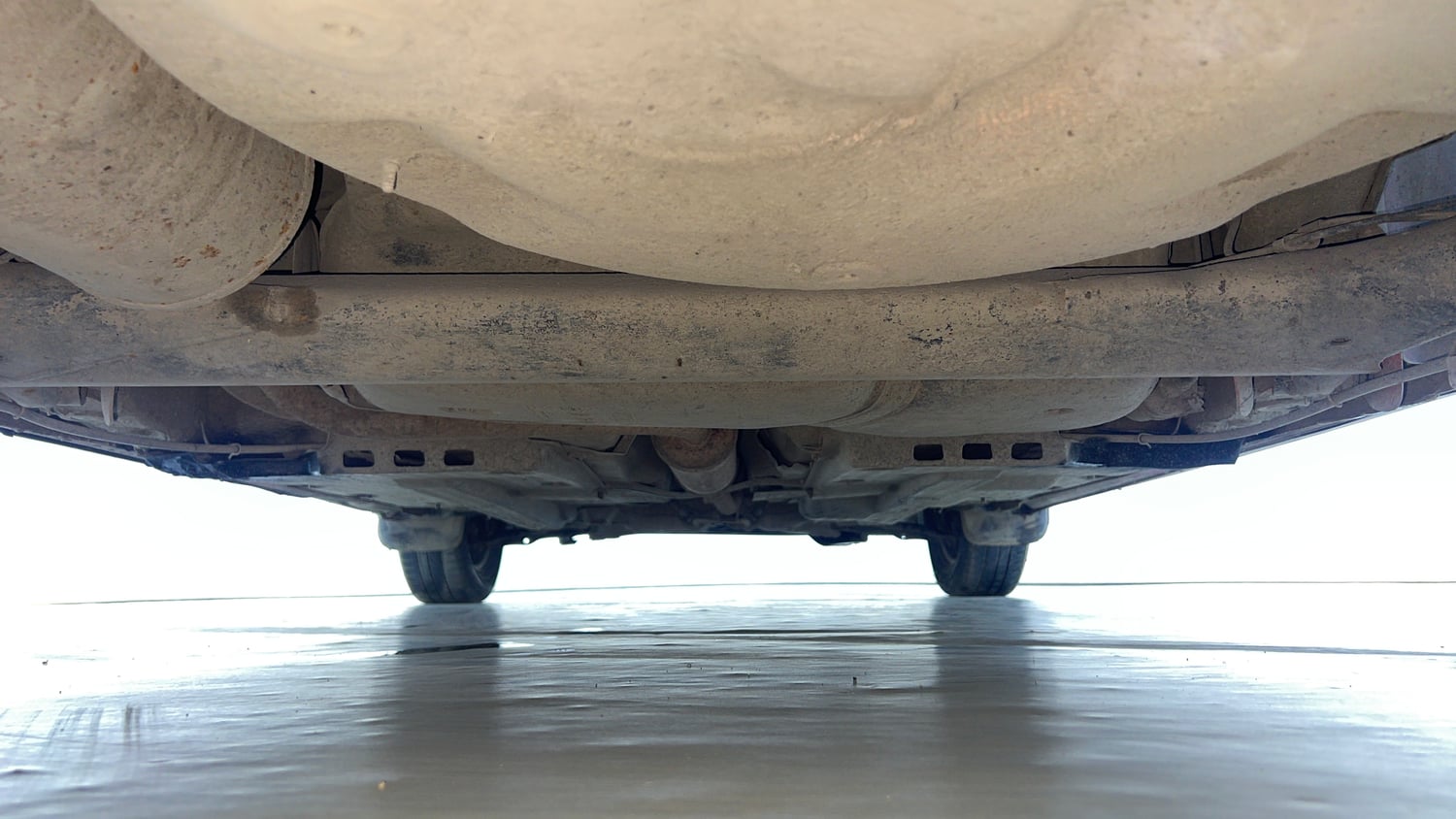 Used 2021 Volkswagen Polo Trendline 1.0L MPI Petrol Manual extra REAR UNDERBODY VIEW (TAKEN FROM REAR)