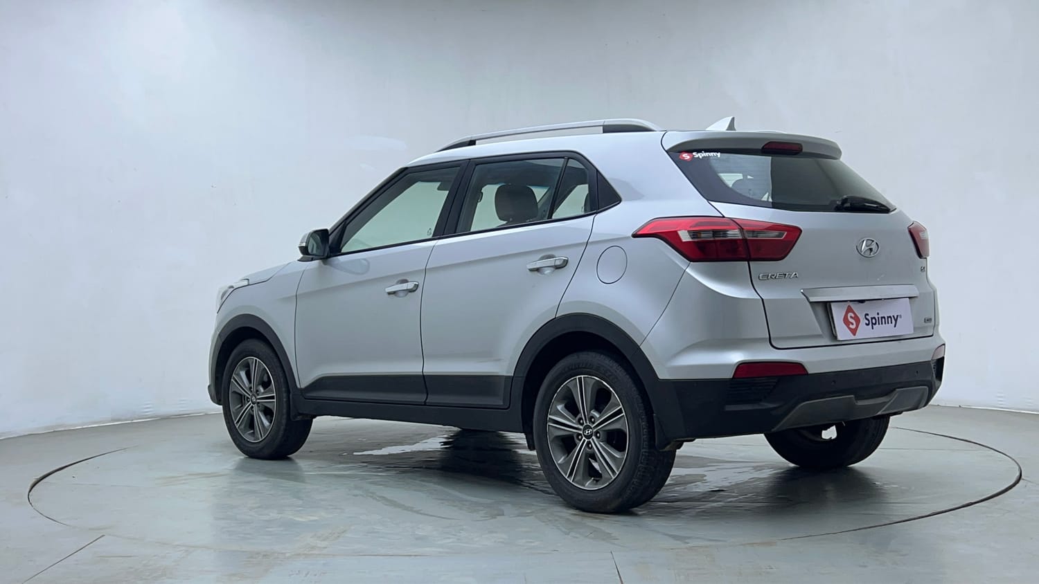 Used 2018 Hyundai Creta SX Plus 1.6 AT Petrol Petrol Automatic exterior LEFT REAR CORNER VIEW