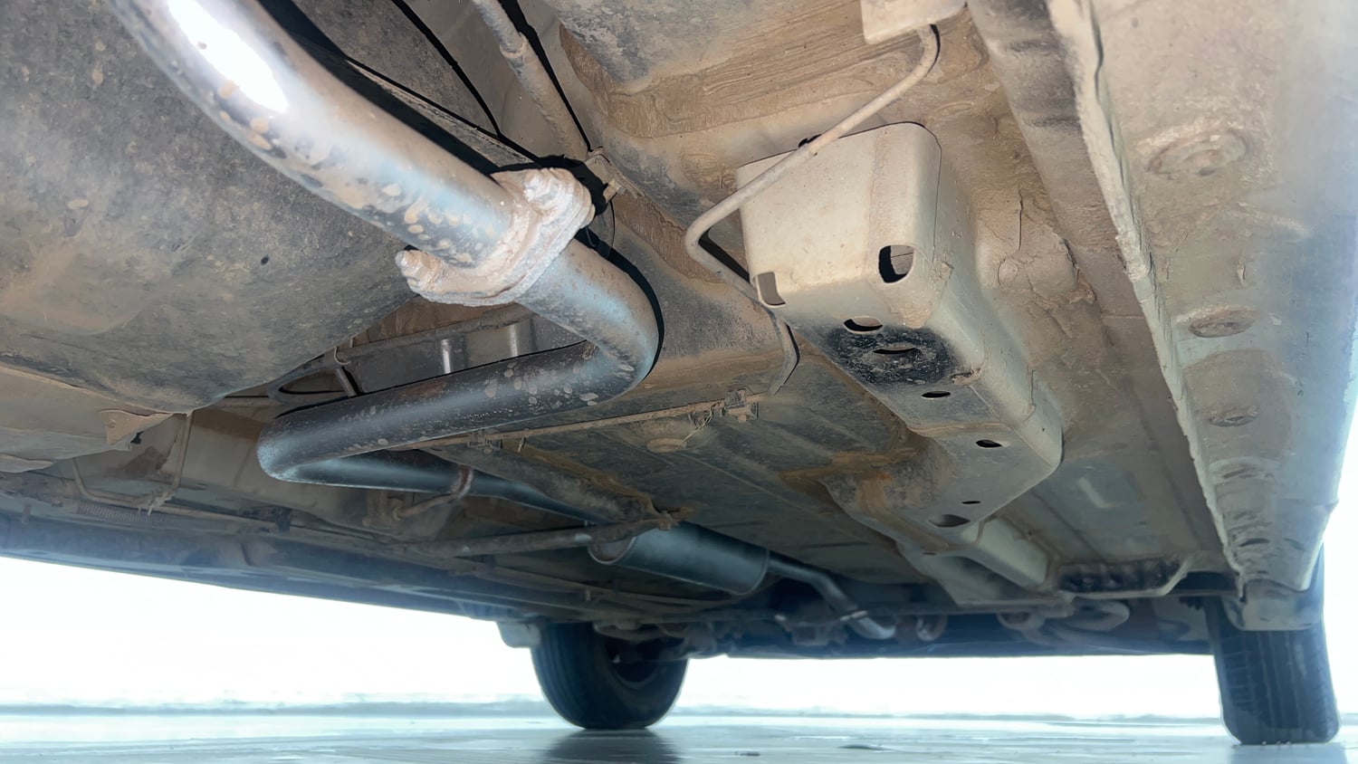 Used 2023 Tata Tiago XE Petrol Manual extra REAR RIGHT UNDERBODY VIEW