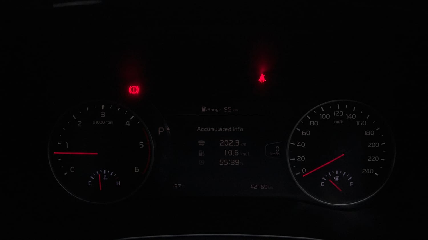 Used 2022 Kia Seltos GTX Plus 1.5 Diesel AT Diesel Automatic interior CLUSTERMETER VIEW