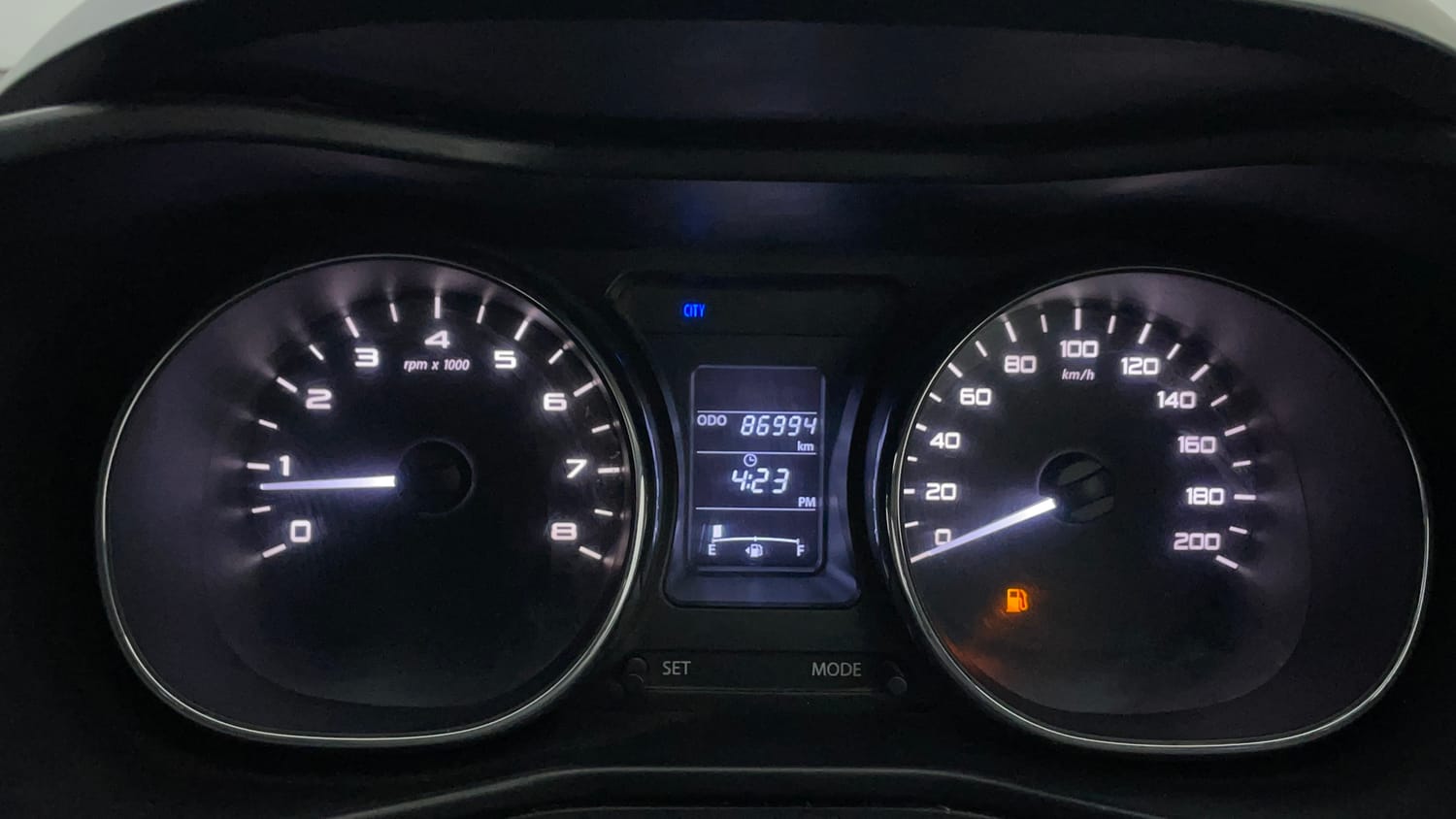Used 2019 Tata Nexon XZ Plus Diesel Diesel Manual interior CLUSTERMETER VIEW