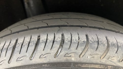Used 2018 Maruti Suzuki Baleno Delta 1.2 Petrol Manual tyres RIGHT REAR TYRE TREAD VIEW