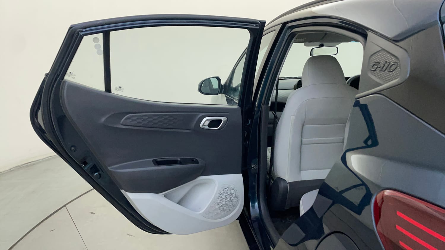 Used 2023 Hyundai Grand i10 Nios Sportz 1.2 Kappa VTVT Petrol Manual interior LEFT REAR DOOR OPEN VIEW