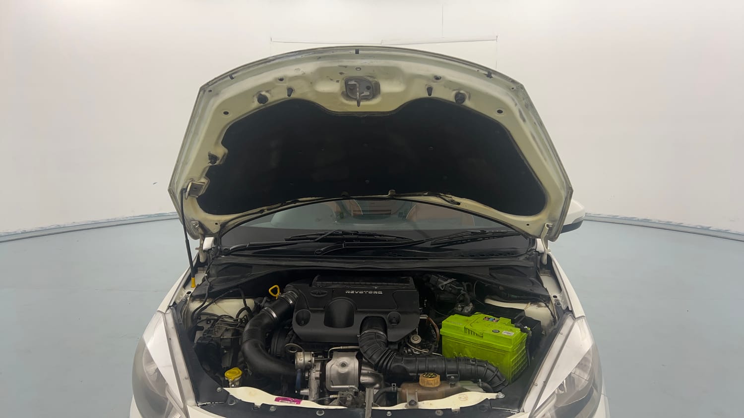 Used 2017 Tata Tiago Revotorq XZ Diesel Manual engine ENGINE & BONNET OPEN FRONT VIEW