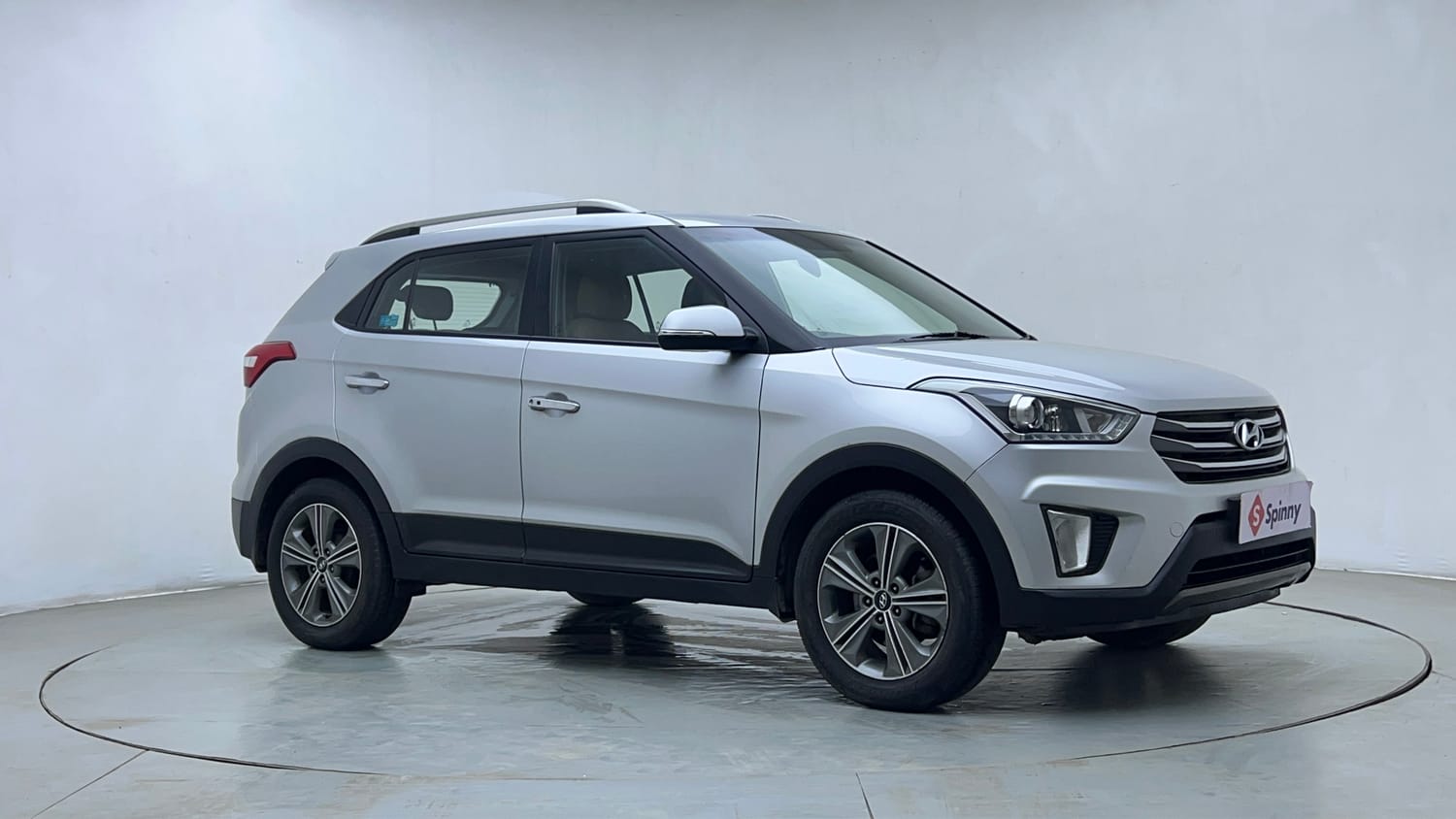 Used 2018 Hyundai Creta SX Plus 1.6 AT Petrol Petrol Automatic exterior RIGHT FRONT CORNER VIEW
