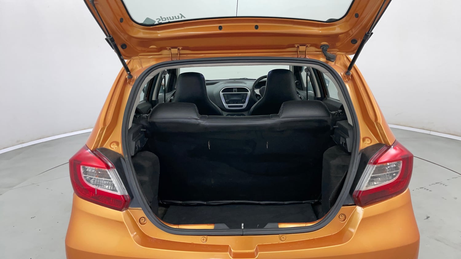 Used 2016 Tata Tiago Revotron XT Petrol Manual interior DICKY INSIDE VIEW