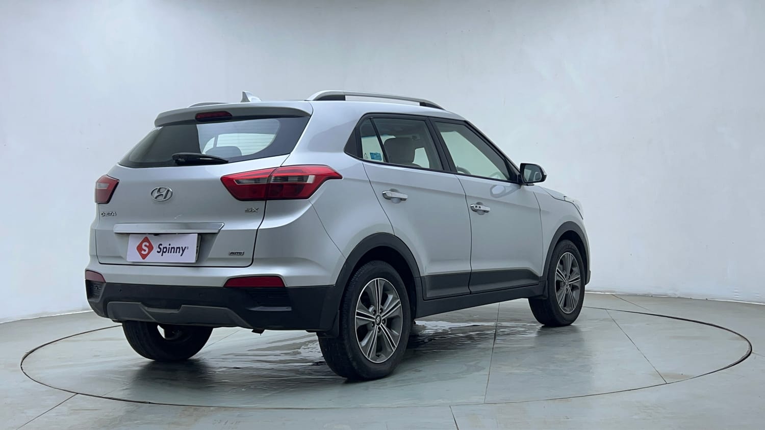 Used 2018 Hyundai Creta SX Plus 1.6 AT Petrol Petrol Automatic exterior RIGHT REAR CORNER VIEW