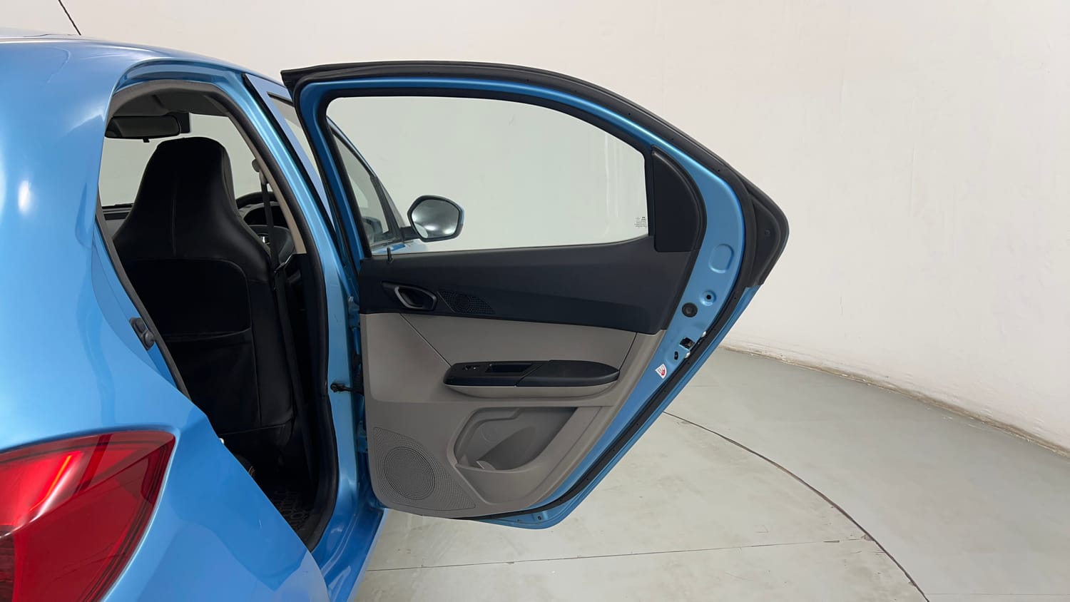 Used 2017 Tata Tiago Revotron XT Petrol Manual interior RIGHT REAR DOOR OPEN VIEW