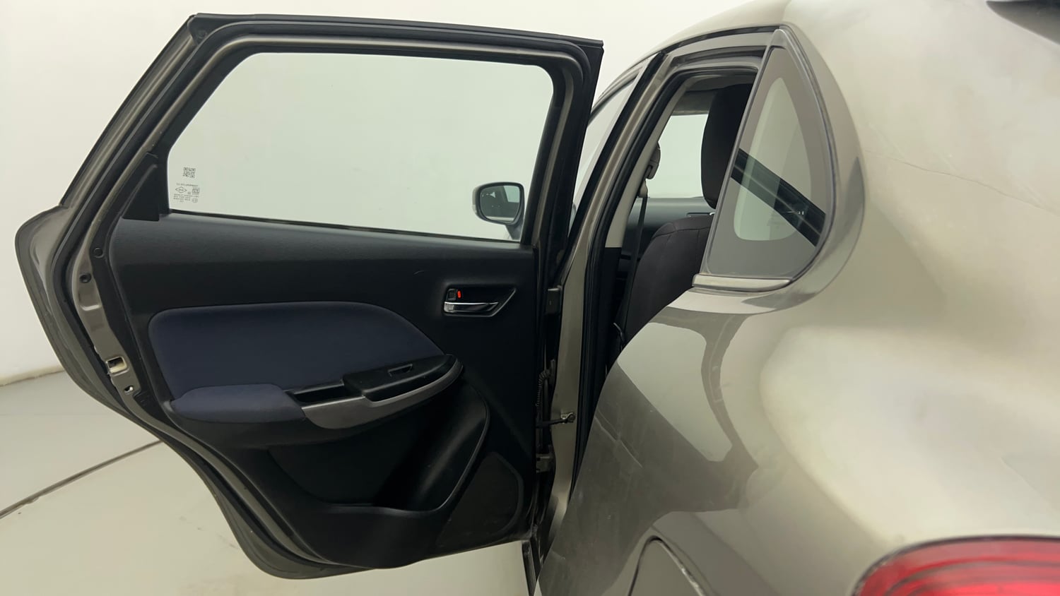 Used 2020 Maruti Suzuki Baleno Zeta Petrol Manual interior LEFT REAR DOOR OPEN VIEW