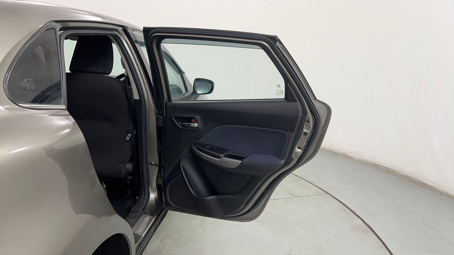 Used 2020 Maruti Suzuki Baleno Zeta Petrol Manual interior RIGHT REAR DOOR OPEN VIEW
