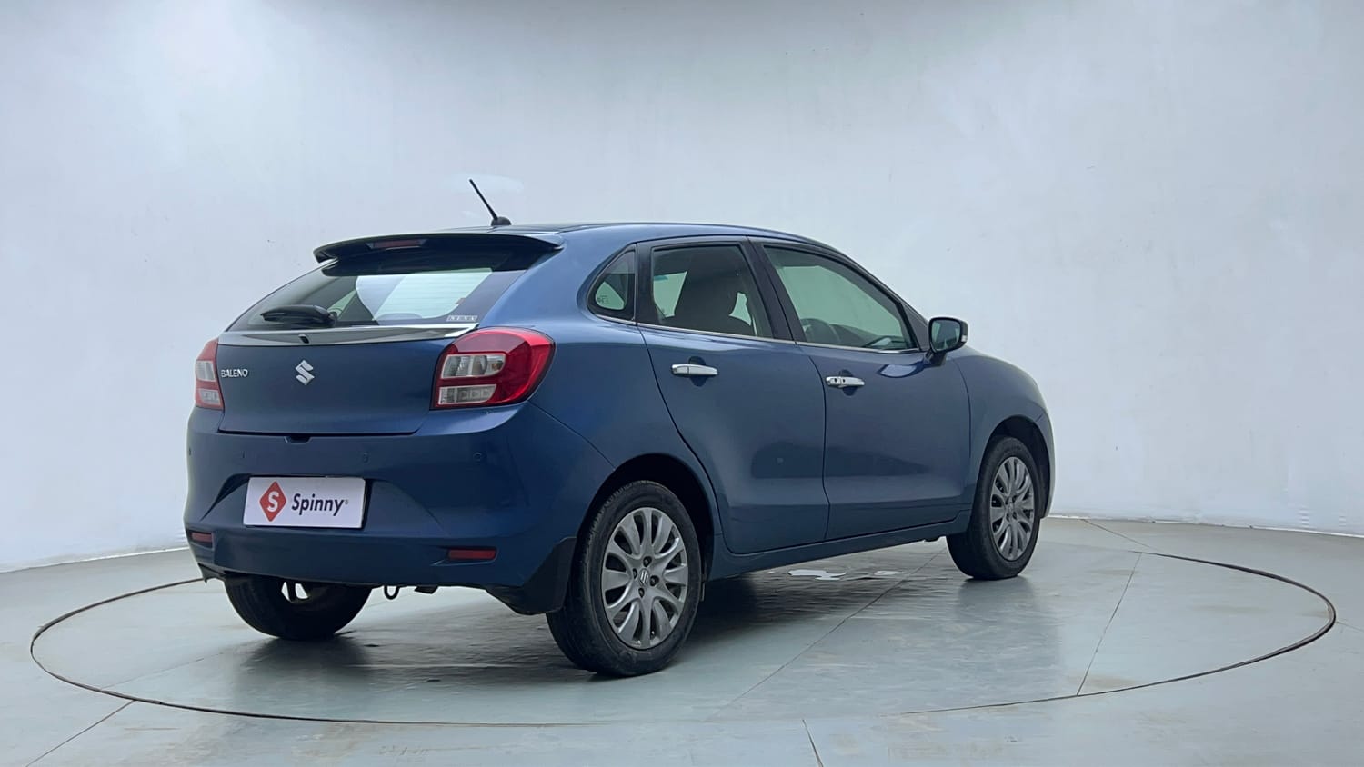 Used 2018 Maruti Suzuki Baleno Alpha Petrol+CNG (Outside Fitted) Cng Manual exterior RIGHT REAR CORNER VIEW