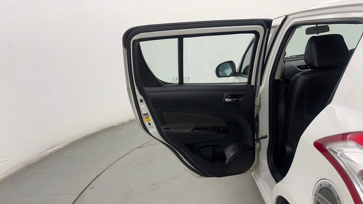 Used 2013 Maruti Suzuki Swift VXi Petrol Manual interior LEFT REAR DOOR OPEN VIEW