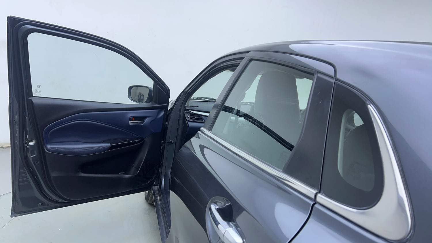 Used 2024 Maruti Suzuki Baleno Zeta AGS Petrol Automatic interior LEFT FRONT DOOR OPEN VIEW