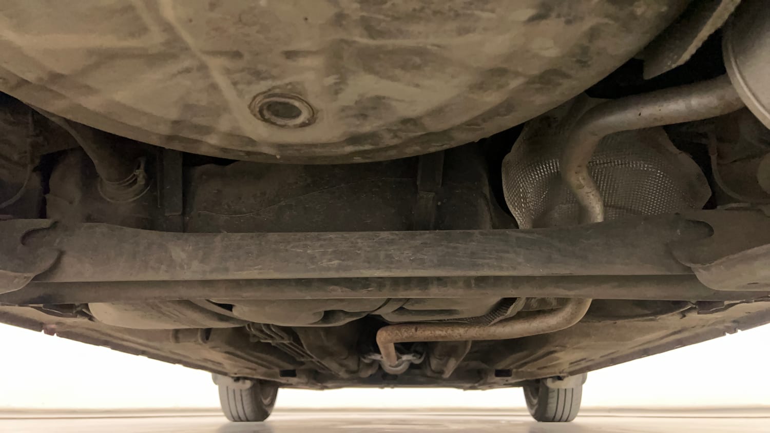 Used 2015 Nissan Micra XV CVT Petrol Automatic extra REAR UNDERBODY VIEW (TAKEN FROM REAR)