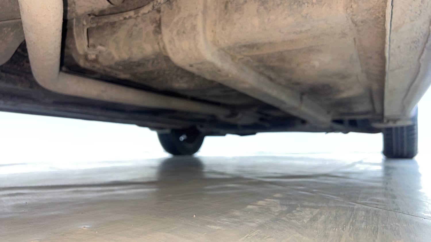 Used 2014 Hyundai Grand i10 Magna 1.2 Kappa VTVT Petrol Manual extra REAR RIGHT UNDERBODY VIEW