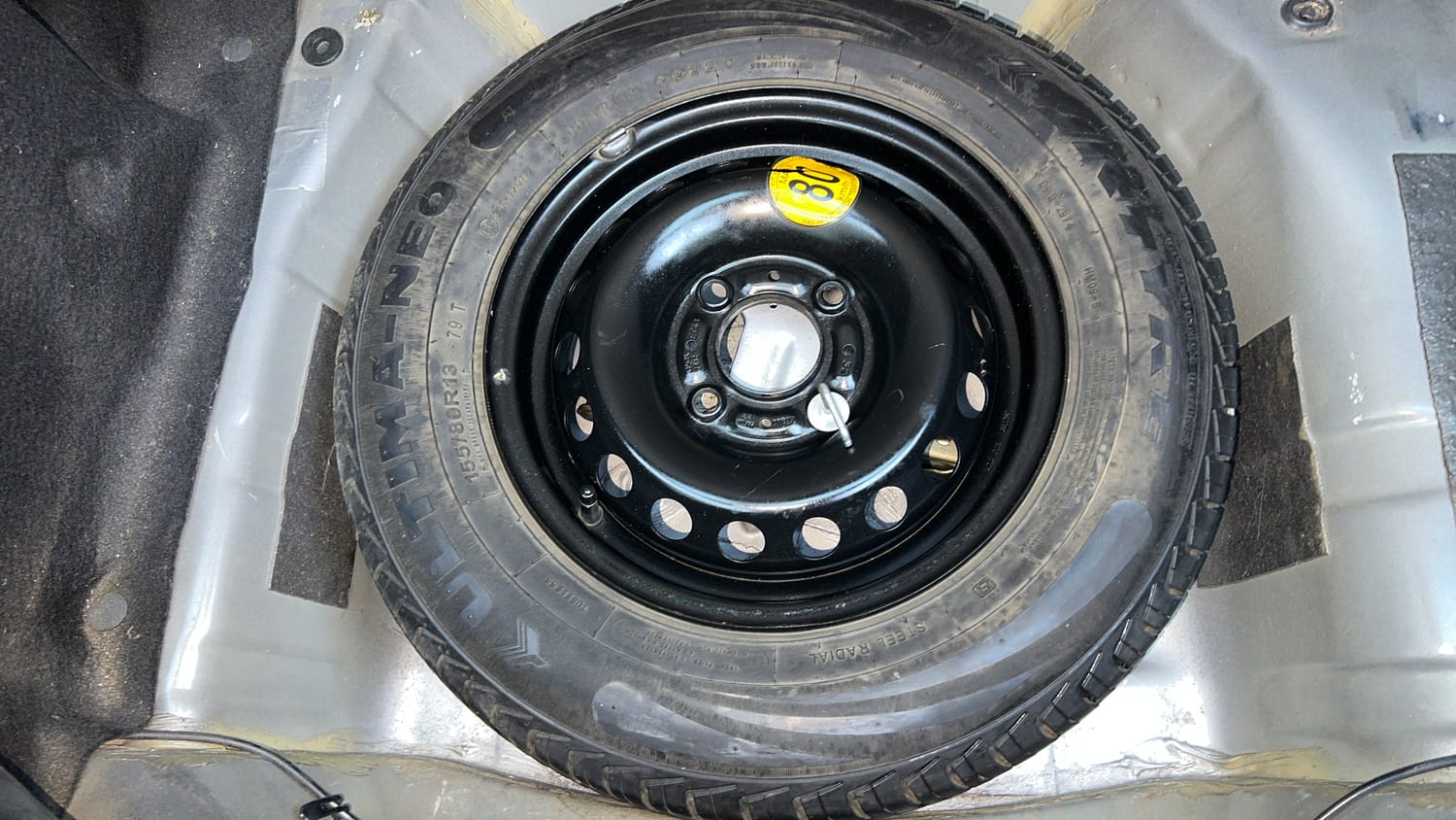 Used 2022 Tata Tiago XE Petrol Manual tyres SPARE TYRE VIEW