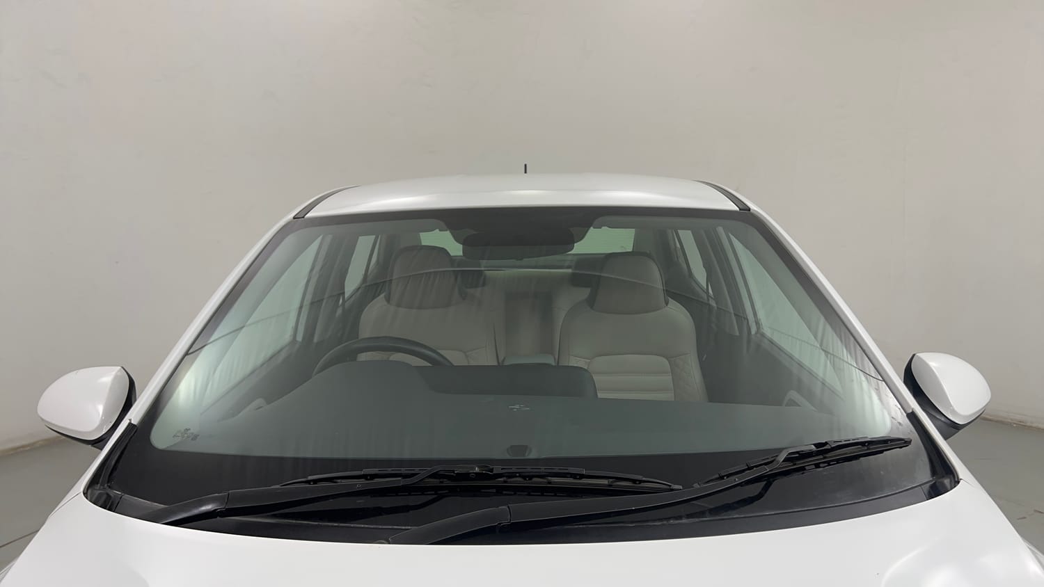 Used 2021 Hyundai Aura S 1.2 CNG Cng Manual exterior FRONT WINDSHIELD VIEW
